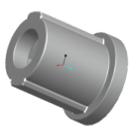 MODULAR SOLUTION D28 FOOT&lt;BR&gt;FOOT CONNECTION FOR M10 STUD